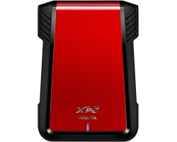 Карман HDD 2.5&Prime;  ADATA EX500, Red/ Black, 1x2.5&Prime; SSD/ HDD, USB 3.1 (AEX500U3-CRD)