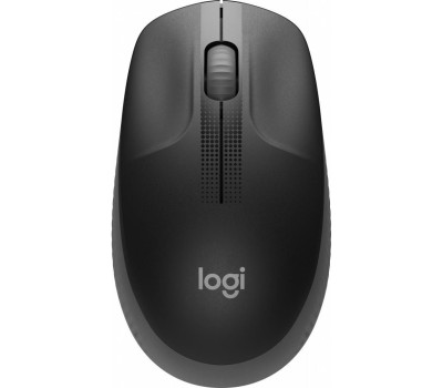 Мышь Logitech M190, Dark Grey/ Black, USB, wireless, оптическая, 1000 dpi, 3 кнопки (910-005905)