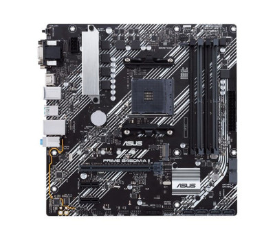 Мат.плата AM4 (B450) Asus PRIME B450M-A II, B450, 4xDDR4, VGA/ DVI-D/ HDMI, mATX