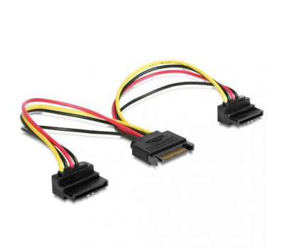 Переходник питания SATA (M) - 2 x SATA (F), 15 см, Cablexpert (CC-SATAM2F-02) Переходник питания SATA (M) - 2 x SATA (F), 15 см, Cablexpert (CC-SATAM2F-02)