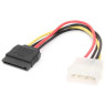 Переходник питания Molex (M) - SATA (F), 13 см, Cablexpert (CC-SATA-PS)