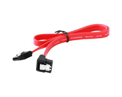 Кабель SATA 0.3m Cablexpert Red, угловой (CC-SATAM-DATA90-0.3M)