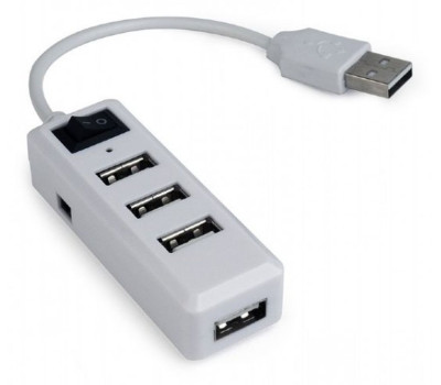 Концентратор USB 2.0 Gembird UHB-U2P4-21 USB 2.0, 4 порта 