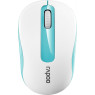 Мышь Rapoo M10 Plus wireless, White/ Blue