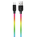 Кабель USB > Lightning,  ColorWay, Mix, 1м, 2.4A (CW-CBUL016-MC)
