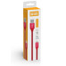 Кабель USB > Lightning,  ColorWay, Red, 1м, 2.1A (CW-CBUL004-RD)