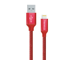Кабель USB > Lightning,  ColorWay, Red, 1м, 2.1A (CW-CBUL004-RD)