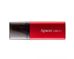 USB 3.1 Flash Drive 128Gb Apacer AH25B, Red/ Black (AP128GAH25BR-1)