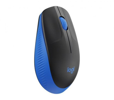 Мышь Logitech M190, Blue/ Black, USB, wireless, оптическая, 1000 dpi, 3 кнопки, 1xAA (910-005907)