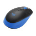 Мышь Logitech M190, Blue/ Black, USB, wireless, оптическая, 1000 dpi, 3 кнопки, 1xAA (910-005907)