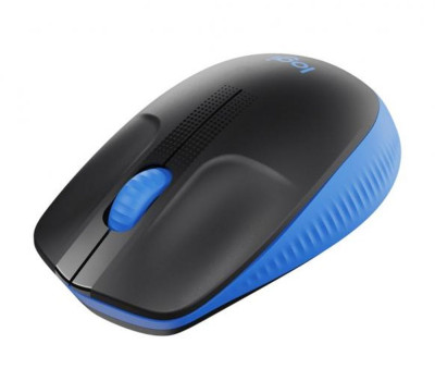 Мышь Logitech M190, Blue/ Black, USB, wireless, оптическая, 1000 dpi, 3 кнопки, 1xAA (910-005907)