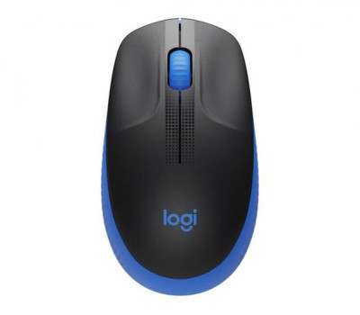 Мышь Logitech M190, Blue/ Black, USB, wireless, оптическая, 1000 dpi, 3 кнопки, 1xAA (910-005907)