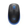 Мышь Logitech M190, Blue/ Black, USB, wireless, оптическая, 1000 dpi, 3 кнопки, 1xAA (910-005907)