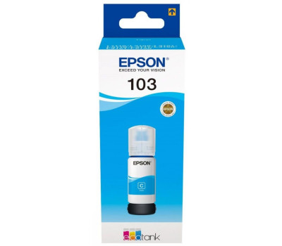 Чернила Epson 103, Cyan, 65 мл (C13T00S24A) Чернила Epson 103, Cyan, 65 мл (C13T00S24A)