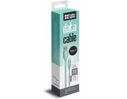 Кабель USB  - 2.0m AM/ Type-C  ColorWay, Mint (CW-CBUC008-MT)-foto4