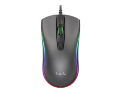 Мышь Havit HV-MS72, Black, USB, 1200 dpi (6939119027360)