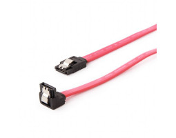 Кабель SATA 0.5m Cablexpert Red, угловой (CC-SATAM-DATA90-0.5M) Кабель SATA 0.5m Cablexpert Red, угловой (CC-SATAM-DATA90-0.5M)