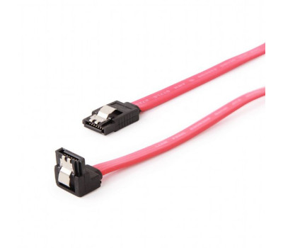 Кабель SATA 0.5m Cablexpert Red, угловой (CC-SATAM-DATA90-0.5M) Кабель SATA 0.5m Cablexpert Red, угловой (CC-SATAM-DATA90-0.5M)