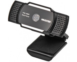 Вебкамера Maxxter WC-FHD-AF-01 Black, 1.3 Mpx, встроенный микрофон, (WC-FHD-AF-01)
