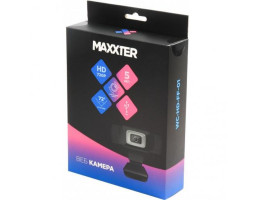 Вебкамера Maxxter WC-HD-FF-01 Black, 1.3 Mpx, 1280x720, Fixed-Focus, USB 2.0, встроенный микрофон, -foto2