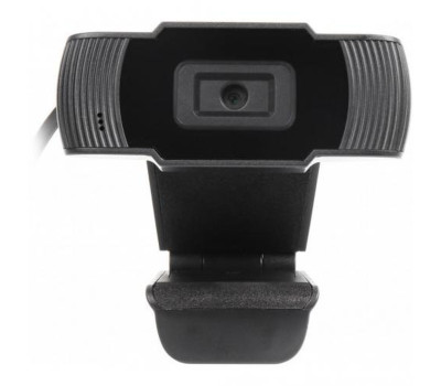 Вебкамера Maxxter WC-HD-FF-01 Black, 1.3 Mpx, 1280x720, Fixed-Focus, USB 2.0, встроенный микрофон, 