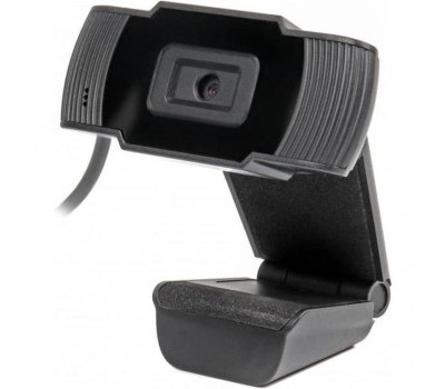 Вебкамера Maxxter WC-HD-FF-01 Black, 1.3 Mpx, 1280x720, Fixed-Focus, USB 2.0, встроенный микрофон, 