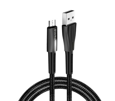 Кабель USB 2.0 - 1.0m AM/ microUSB, ColorWay, Black (CW-CBUM035-BK)