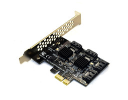 Контролер Dynamode PCI-E to 4 х SATA III (6 Гбит/ сек), 4 внутр. канала, чипсет Marvell 88SE9215 Контролер Dynamode PCI-E to 4 х SATA III (6 Гбит/ сек), 4 внутр. канала, чипсет Marvell 88SE9215