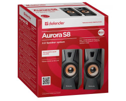 Колонки 2.0 Defender Aurora S8, Black, 8 Вт, 3.5 мм, питание от USB (65408)-foto2