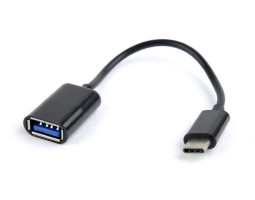 Кабель USB 2.0 - 0.2m AF/ Type-C Cablexpert A-OTG-CMAF2-01, Black Кабель USB 2.0 - 0.2m AF/ Type-C Cablexpert A-OTG-CMAF2-01, Black
