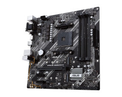Мат.плата AM4 (B550) Asus PRIME B550M-K, B550, 4xDDR4, Int.Video(CPU), VGA/ DVI-D/ HDMI, MicroATX