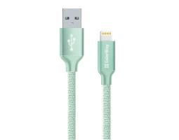 Кабель USB > Lightning, ColorWay CW-CBUL004-MT Mint, 1м, 2.1A Кабель USB > Lightning, ColorWay CW-CBUL004-MT Mint, 1м, 2.1A