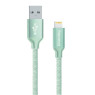 Кабель USB > Lightning,  ColorWay CW-CBUL004-MT Mint, 1м, 2.1A 