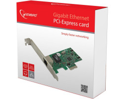 Сетевая карта PCI-E 1x, Gembird NIC-GX1, 10/ 100/ 1000 Мбит/ сек