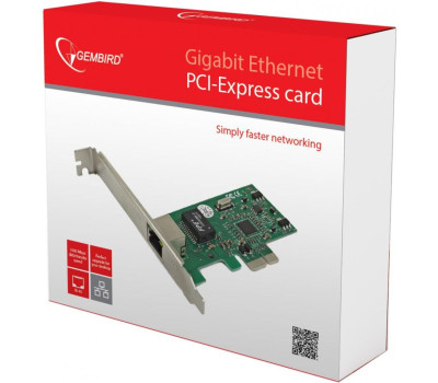 Сетевая карта PCI-E 1x, Gembird NIC-GX1, 10/ 100/ 1000 Мбит/ сек Сетевая карта PCI-E 1x, Gembird NIC-GX1, 10/ 100/ 1000 Мбит/ сек