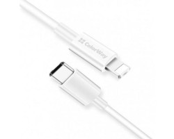 Кабель Type C <-> Lightning, ColorWay, White, 1м, 3.0A (CW-CBPDCL032-WH)
