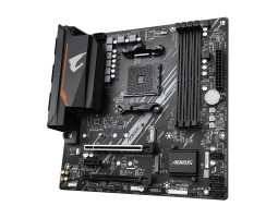 Мат.плата AM4 (B550) Gigabyte B550M AORUS ELITE, B550, 4xDDR4, CrossFireX, DVI-D/ HDMI, MicroATX
