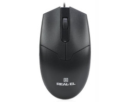 Мышь REAL-EL RM-208, Black, USB, оптическая, 1000 dpi, 2 кнопки, 1,2 м (RM-208) Мышь REAL-EL RM-208, Black, USB, оптическая, 1000 dpi, 2 кнопки, 1,2 м (RM-208)