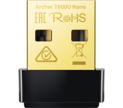 Сетевая карта USB TP-Link Archer T600U Nano, Black, 5GHz / 2.4GHz, AC600 (433/ 200 Мбит/ с), USB 2.0, Сетевая карта USB TP-Link Archer T600U Nano, Black, 5GHz / 2.4GHz, AC600 (433/ 200 Мбит/ с), USB 2.0,