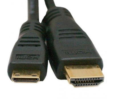 Кабель HDMI > HDMI mini 2.0m, Atcom, черный, блистер (14156)