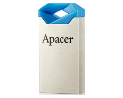 USB Flash Drive 64Gb Apacer AH111, Silver/ Blue (AP64GAH111U-1)