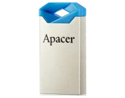 USB Flash Drive 64Gb Apacer AH111, Silver/ Blue (AP64GAH111U-1)