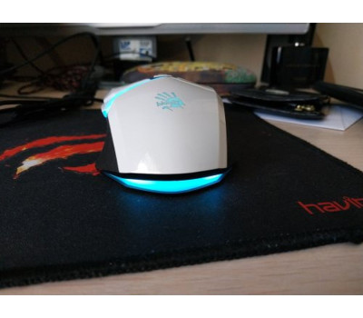 Мышь A4Tech W60 Max Bloody, Panda White, USB, оптическая (сенсор MAX BC3332-A)