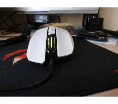 Мышь A4Tech W60 Max Bloody, Panda White, USB, оптическая (сенсор MAX BC3332-A)