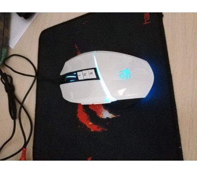 Мышь A4Tech W60 Max Bloody, Panda White, USB, оптическая (сенсор MAX BC3332-A)