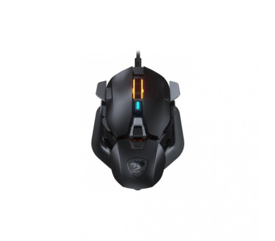Мышь Cougar Dualblader Black, USB, игровая, 16000 dpi, 2000 Hz, RGB подсветка, 12 программируемых кн