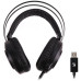 Наушники Bloody G521 Black подсветка, USB, накладные, кабель 1.8 м (G521)