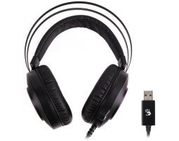 Наушники Bloody G521 Black подсветка, USB, накладные, кабель 1.8 м (G521)-foto4