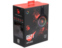 Наушники Bloody G521 Black подсветка, USB, накладные, кабель 1.8 м (G521)-foto5
