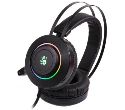 Наушники Bloody G521 Black подсветка, USB, накладные, кабель 1.8 м (G521) Наушники Bloody G521 Black подсветка, USB, накладные, кабель 1.8 м (G521)